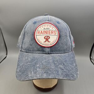 Tacoma Rainiers MiLB Baseball Hat Cap Adjustable Outdoor Patch Blue Ball Minors